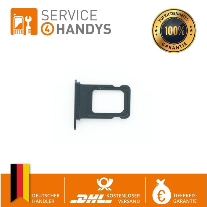 SIM-Kartenhalter Für iPhone 15 / 15 Plus - SIM-Tray - Schwarz