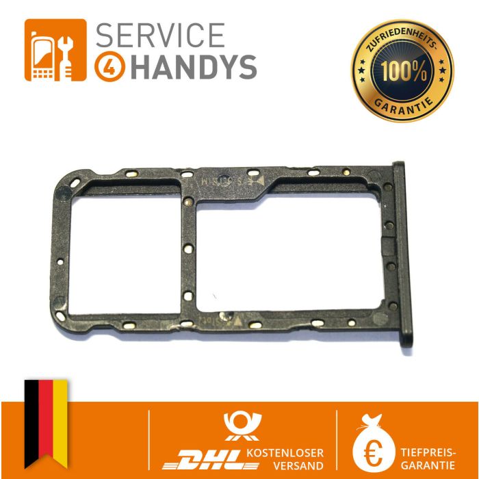 Sim Simkarten Halter Holder Adapter Tray Schlitten Blau Huawei P30 Lite