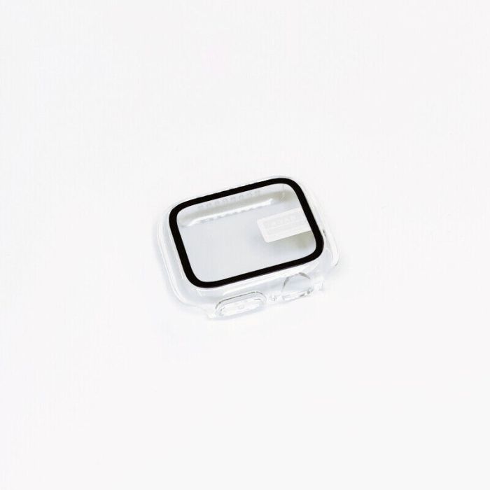 Case für Apple Watch Series 1-7 SE 38-45mm | Schutzhülle Bumper | 360-Grad Cover-Transparent-42mm
