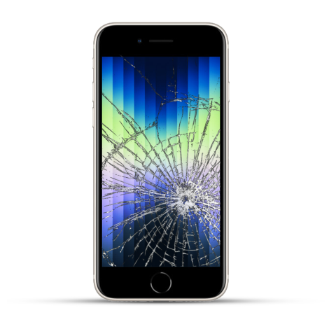 Apple iPhone SE 3 Reparatur LCD Display Touchscreen schwarz