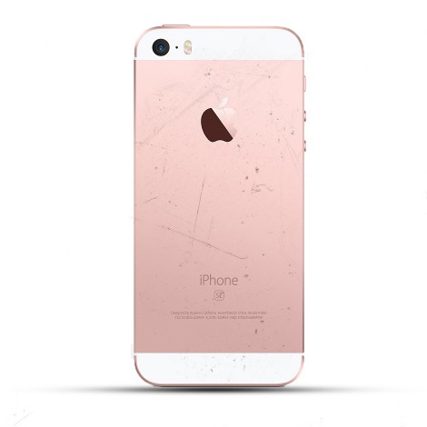 iPhone SE Reparatur Backcover / Tausch / Wechsel (ohne Material) rosé