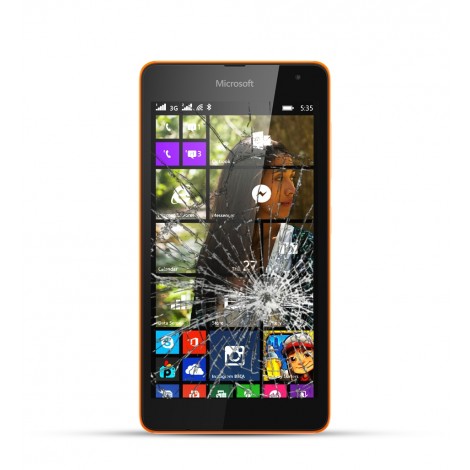 Nokia Lumia 535 Reparatur LCD Display Touchscreen Glas
