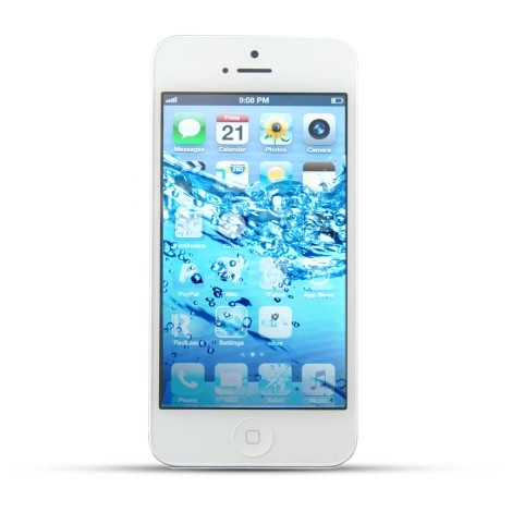 Apple iPhone 5 Reparatur Wasserschaden Behandlung White