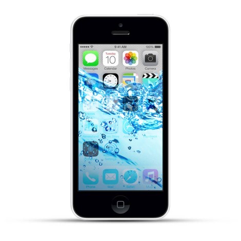 Apple iPhone 5c Reparatur Wasserschaden Behandlung White