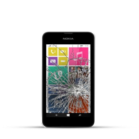 Nokia Lumia 530 Reparatur LCD Dispay Touchscreen Glas