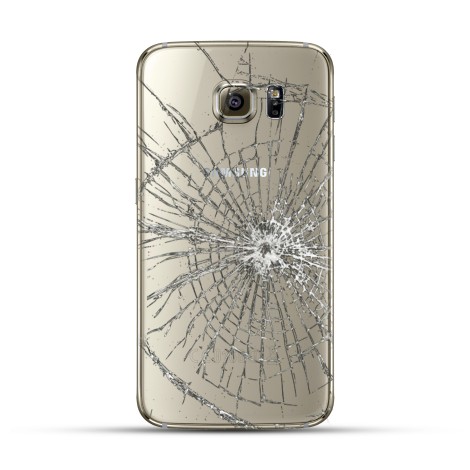 Samsung Galaxy S6 Edge Reparatur Backcover Weiss