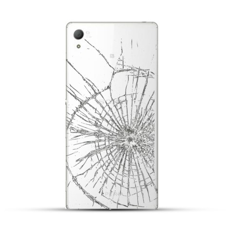 Sony Xperia Z5 Reparatur Backcover Glas Weiss