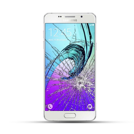 Samsung Galaxy A3 2016 Reparatur LCD Display Touchscreen Glas weiß