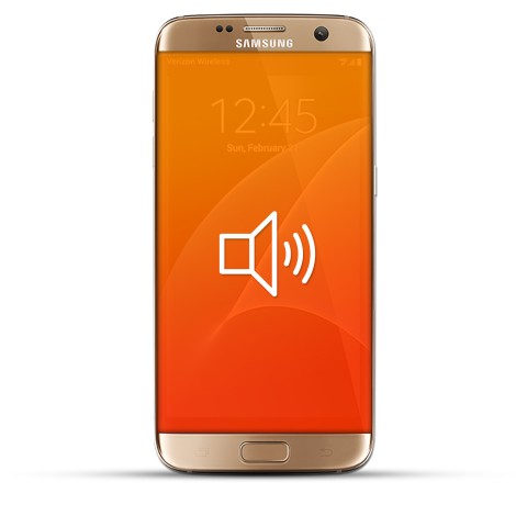 Samsung Galaxy S7 Edge Reparatur Lautsprecher gold