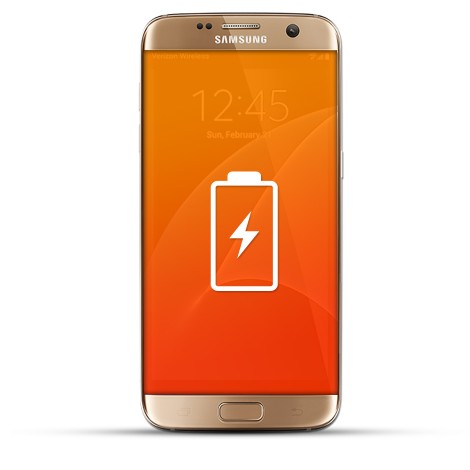 Samsung Galaxy S7 Reparatur Akku / Akkutausch gold
