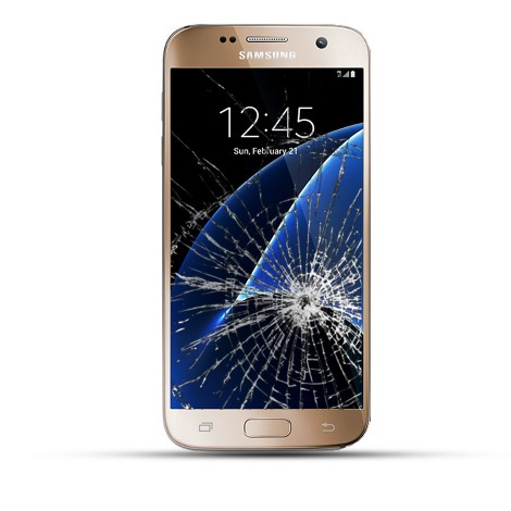 Samsung Galaxy S7 Reparatur Display Touchscreen gold