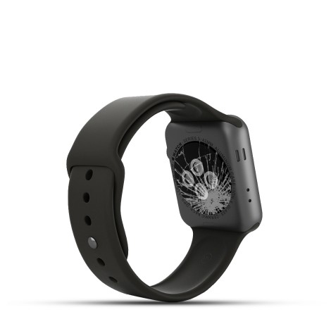 Apple Watch Rückseite Backcover Glas Sensor Case Deckel Reparatur