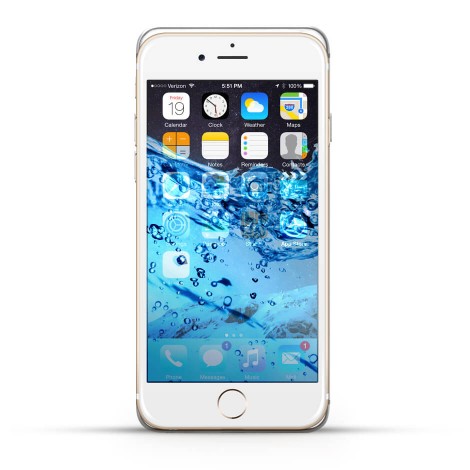 Apple iPhone 6 Plus Reparatur Wasserschaden Behandlung Weiss