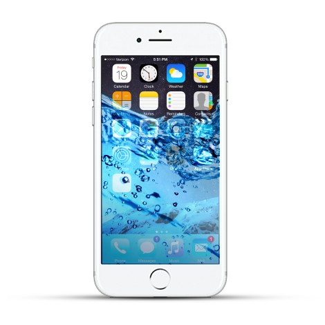 Apple iPhone 7 Reparatur Wasserschaden Behandlung Weiss
