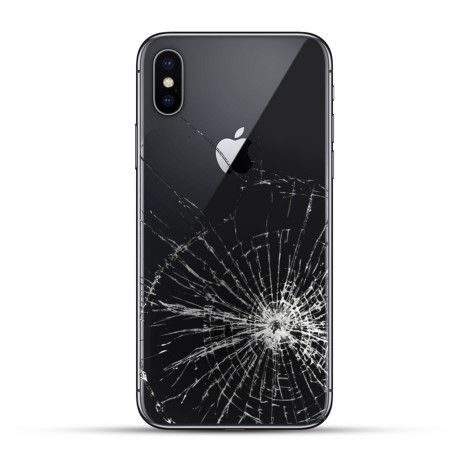 iPhone X Backcover Reparatur / Tausch / Wechsel schwarz