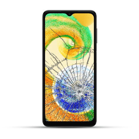 Samsung Galaxy A04s Reparatur LCD Display Touchscreen Glas weiß