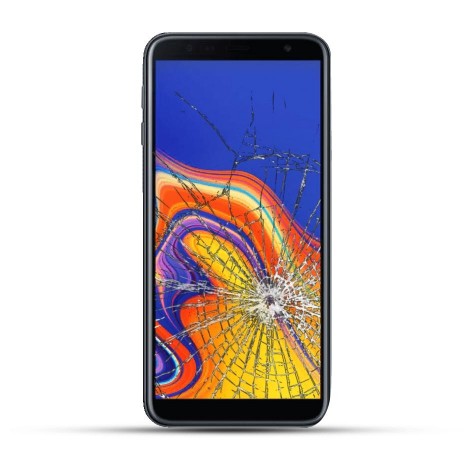 Samsung Galaxy J4 Plus Reparatur Display Touchscreen Glas schwarz