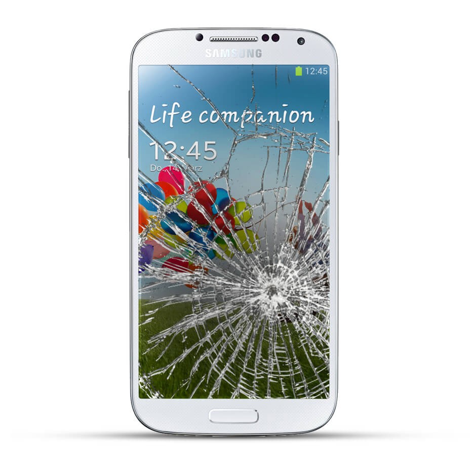 24 Stunden Display Reparatur Samsung Galaxy S4 Mini Touch Glas Reparatur Weiß 