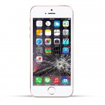 Apple iPhone SE Reparatur LCD Display Touchscreen Glas weiß