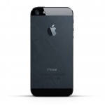 Apple iPhone 5s Reparatur Backcover Glas Schwarz