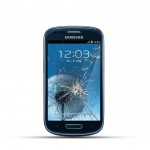 Samsung Galaxy S3 Mini Reparatur LCD Display Touchscreen Glas Schwarz