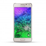 Samsung Galaxy Alpha G850F Reparatur Display Touchscreen Glas Weiss