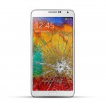 Samsung Note 3 (N9005 / N7505) Reparatur LCD Dispay Touchscreen Glas Weiss