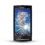 Sony Xperia X10 Reparatur LCD Dispay Touchscreen Glas Black
