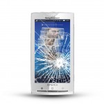 Sony Xperia X10 Reparatur LCD Dispay Touchscreen Glas White