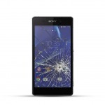 Sony Xperia Z1 Reparatur LCD Dispay Touchscreen Glas Schwarz