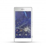 Sony Xperia Z1 Compact Reparatur LCD Dispay Touchscreen Glas Weiss
