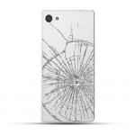 Sony Xperia Z5 Compact Reparatur Backcover Glas Weiss