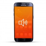 Samsung Galaxy S6 Edge Reparatur Lautsprecher schwarz