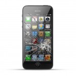Apple iPhone 5 Reparatur LCD Display Touchscreen Glas Schwarz