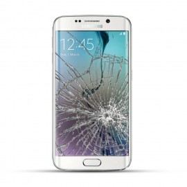 Samsung Galaxy S6 Edge Reparatur LCD Dispay Touchscreen Glas Weiss
