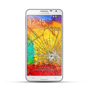 Samsung Note 3 Neo Reparatur LCD Display Touchscreen weiß