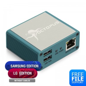 Octoplus Pro Box inkl. 7 in 1 Kabel Adapter Set (Aktiviert für Samsung + LG + eMMC/JTAG + FRP Tool + Unlimited Sony Ericsson + Sony) 