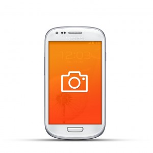 Samsung Galaxy S3 Mini Reparatur Kamera (Front oder Back) Weiss