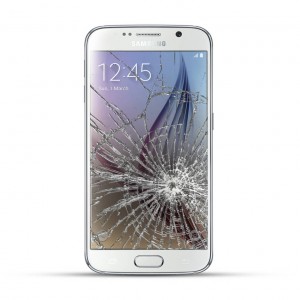 Samsung Galaxy S6 Reparatur LCD Dispay Touchscreen Glas Weiss
