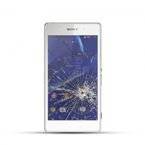 Sony Xperia Z1 Reparatur LCD Dispay Touchscreen Glas Weiss