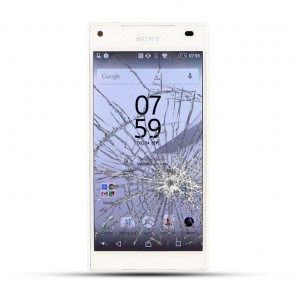 Sony Xperia Z5 Compact Reparatur LCD Display Touchscreen Glas  Weiss