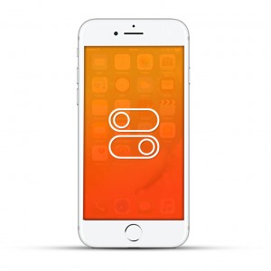 Apple iPhone 7 Plus Reparatur Laut- / Leise Schalter oder Ein- / Aus Schalter Weiss