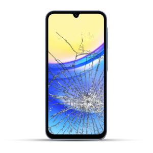 Samsung Galaxy A15 Reparatur LCD Display Touchscreen Glas weiß