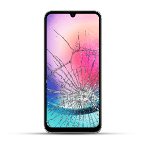 Samsung Galaxy A24 Reparatur LCD Display Touchscreen Glas weiß