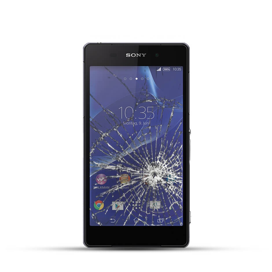 Sony Xperia Z1 Reparatur LCD Dispay Touchscreen Glas