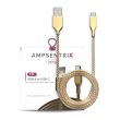 3 ft USB Type C To USB Type A Kabel (AmpSentrix) (Infinity) (Gold)