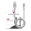 3 ft USB Type C To USB Type A Kabel (AmpSentrix) (Infinity) (Silber)
