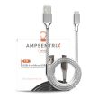 3 ft Micro USB To USB Type A Kabel (AmpSentrix) (Infinity) (Silber)