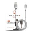 6 ft Micro USB To USB Type A Kabel (AmpSentrix) (Infinity) (Silber)