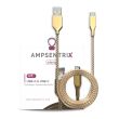 6 ft USB Type C To USB Type A Kabel (AmpSentrix) (Infinity) (Gold)